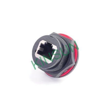 Водоустойчив IP68 байонет с бързо заключване RJ45 жак (CAT5E / CAT6) — наличен с пинови заглавия / RJ45 свързваща част / DIP / IDC / типове свързване с wafer - Водоустойчив IP68 байонет с бързо заключване RJ45 жак CAT5E CAT6 конектор с пинови заглавия, RJ45 свързваща част, DIP, IDC, типове свързване с wafer